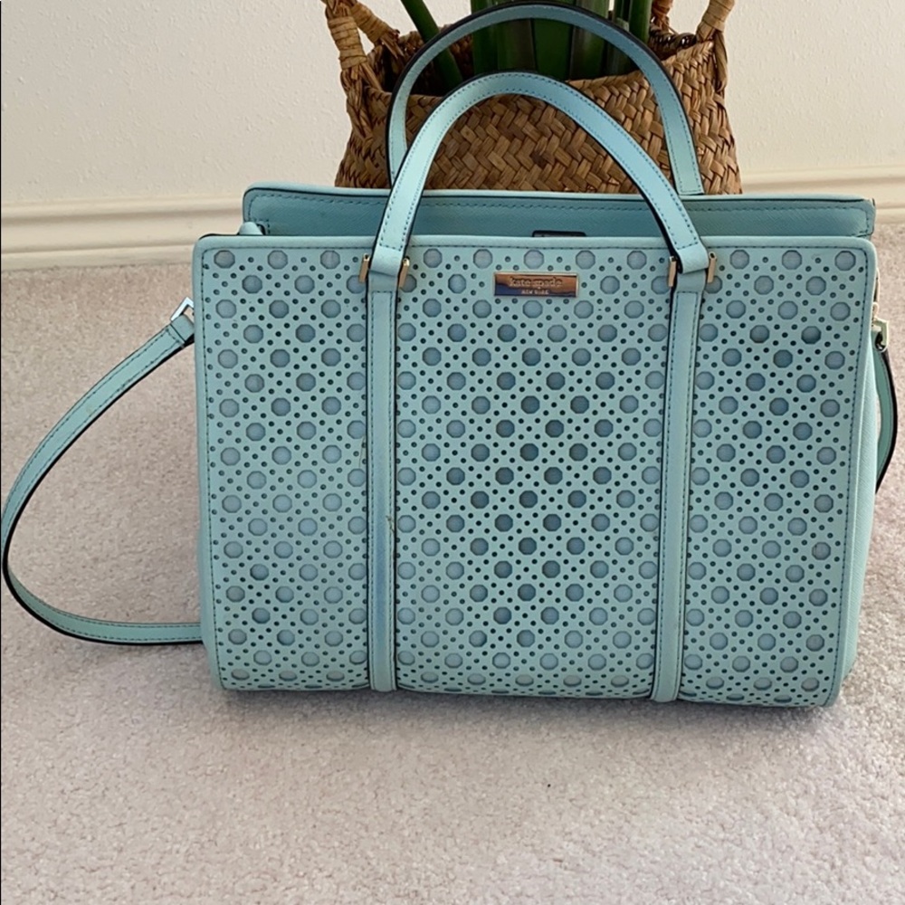 Kate Spade turquoise handbag
